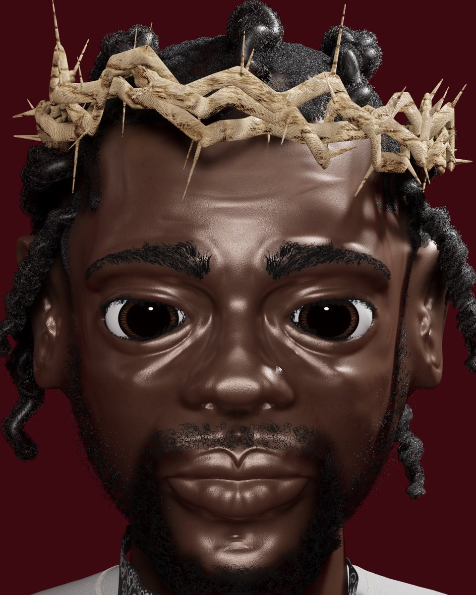 saveyw's tweet photo. MR. MORALE &amp; THE BIG STEPPERS.
3D Design + sculpt by me📀✍🏽
#3dart #3dnft #KendrickLamar https://t.co/7x8Xk2rqUB