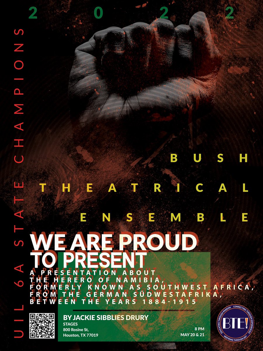 Bush Theatre (@bush_theater) on Twitter photo ๐จ Public Performance Alert ๐จ
Your 2022 State Champions will be closing out our season May 20-21st at <a href="/StagesHouston/">Stages</a>!!! The night will open with <a href="/cvhstheatre/">Carnegie Theatre Co.</a> โI Think We Are Alone.โ Come out and support these two fantastic companies!
Tickets hereโ-> stageshouston.com/online/articleโฆ ๐จ Public Performance Alert ๐จ
Your 2022 State Champions will be closing out our season May 20-21st at <a href="/StagesHouston/">Stages</a>!!! The night will open with <a href="/cvhstheatre/">Carnegie Theatre Co.</a> โI Think We Are Alone.โ Come out and support these two fantastic companies!
Tickets hereโ-> stageshouston.com/online/articleโฆ