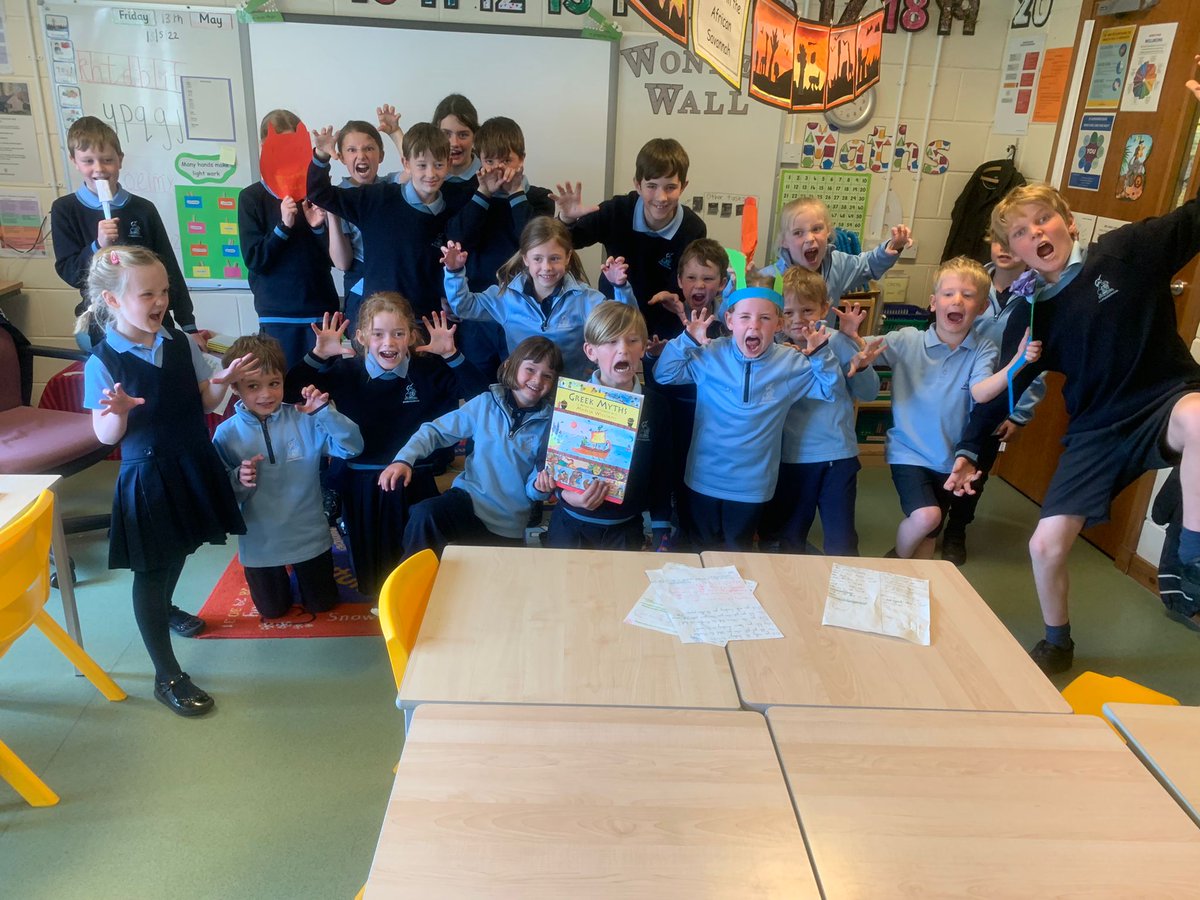 EmilyWa53800421's tweet image. Year 6 shared their learning with Year 2/1 successfully bringing alive the story of Theseus and the Minotaur with great impressions of the fearsome Minotaur #learningatitsbest #sharethelearning @gstounjunior