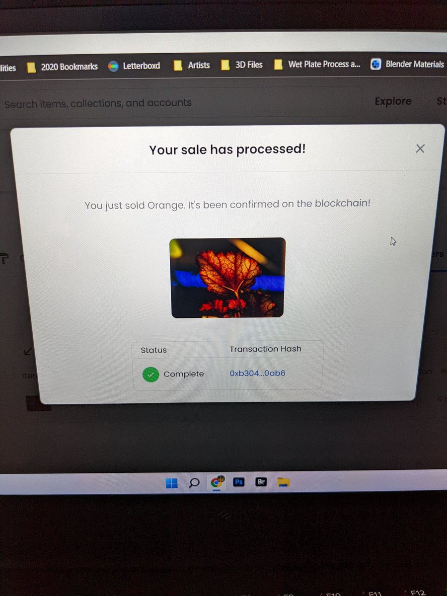 DallasHartman_'s tweet photo. Absolutely incredible I just sold my first NFT I feel so happy that someone loved my art that much 💙 thank you so much whoever you are. https://t.co/Tkm5VTbn0e