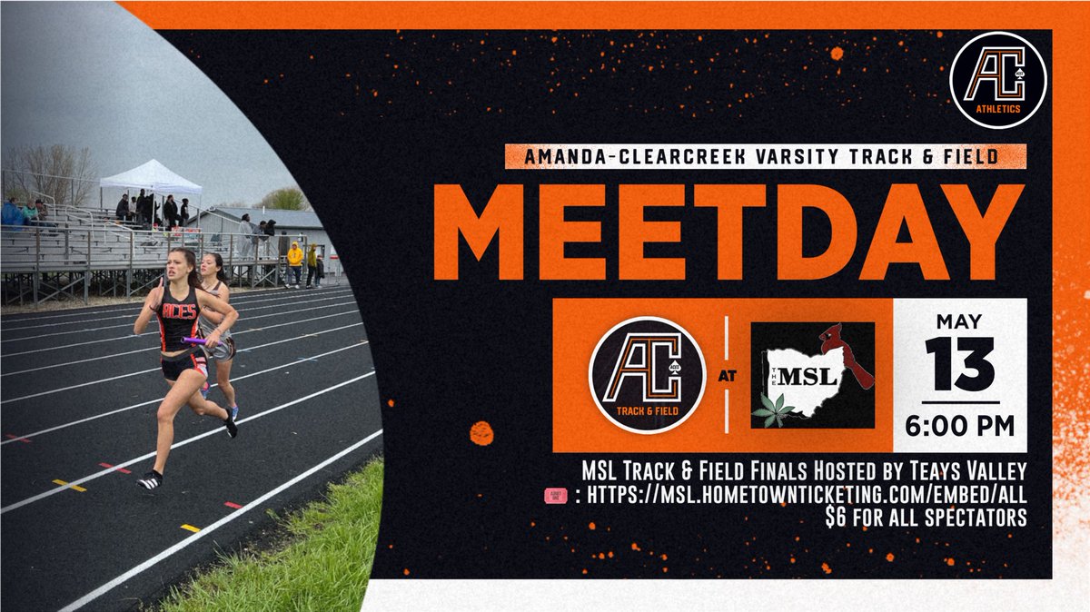 AC_Athletics1's tweet photo. Game/Meetday | ⚾️🥇🥎

@acacesbaseball @ACC_TandF @softball_ac 

•🎟 (MSL Track): https://t.co/uqpxFD8fcq https://t.co/RJyYAOyOgT