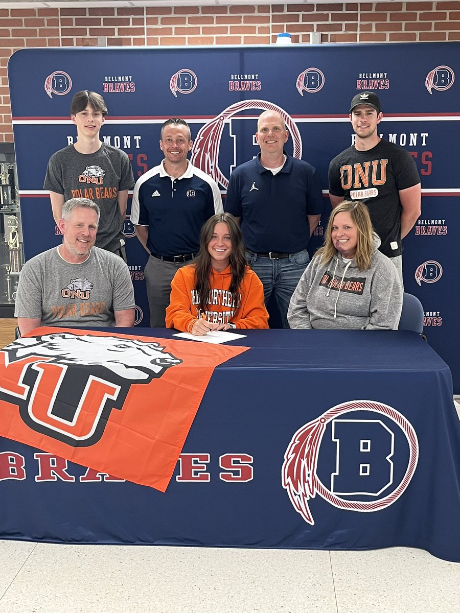 Congrats Kenzie Fuelling! She recently signed her Letter of Intent to continue her education and basketball playing career at Ohio Northern. When she starts in the fall she intends to major in Exercise Physiology for the Polar Bears.