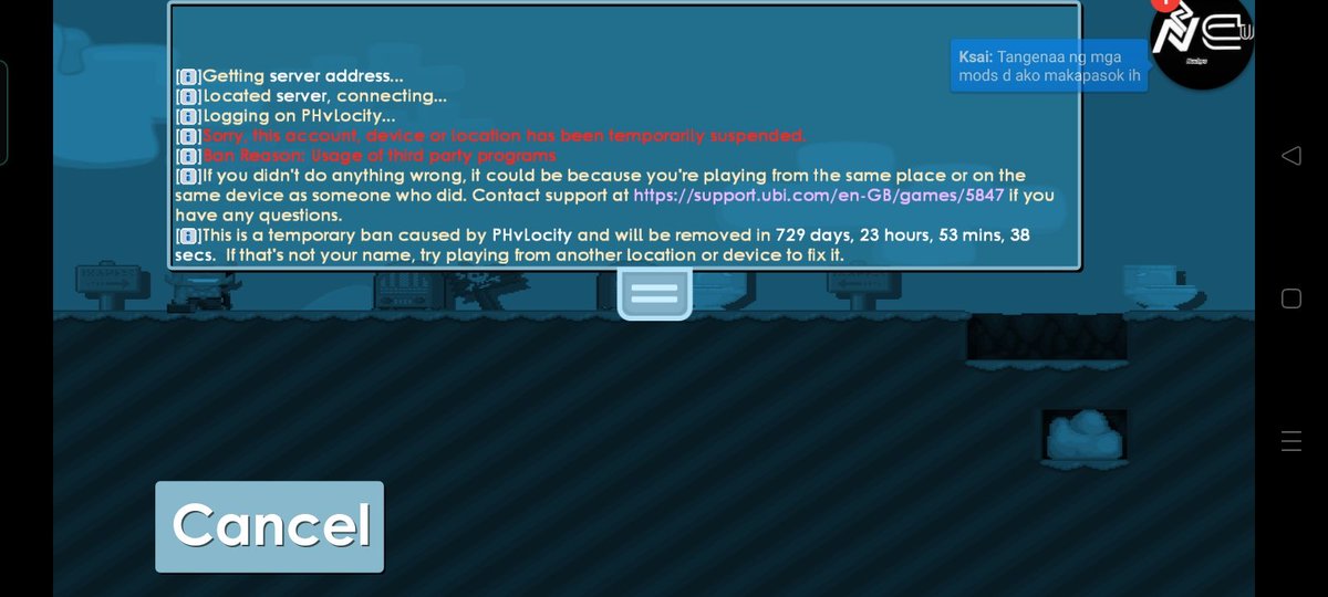KFineOk's tweet photo. @growtopiagame Hey unban me I didn't do anything wrong I can prove it https://t.co/8BMaL9WSJW