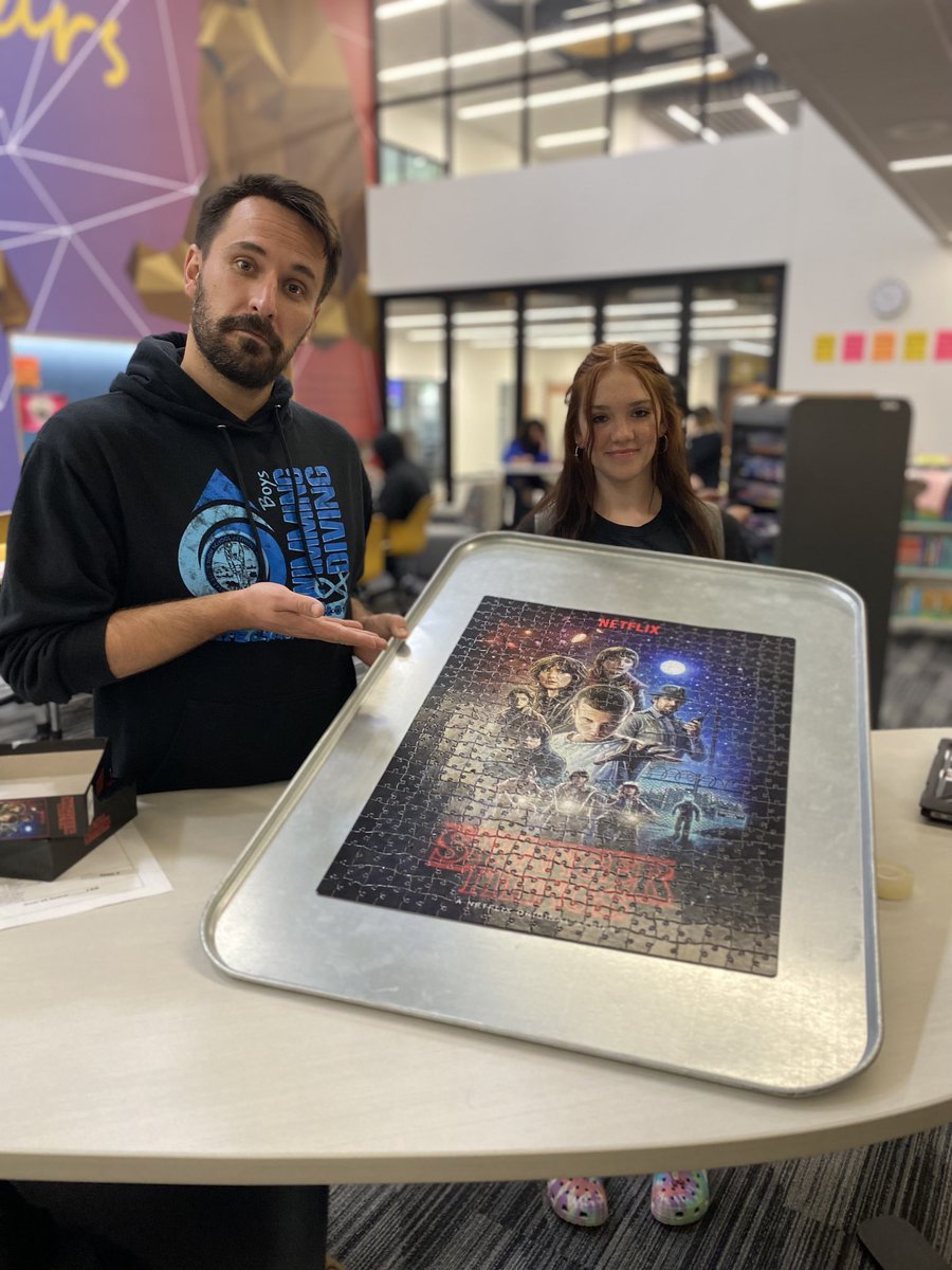 inverarityt1's tweet image. On a day that had no chill, I absolutely made it thru the day because of the golden team kiddos, ⁦@MrMartin202⁩ , and a donated Stranger Things puzzle. ⁦@iammrsnix⁩  #TMScometogether