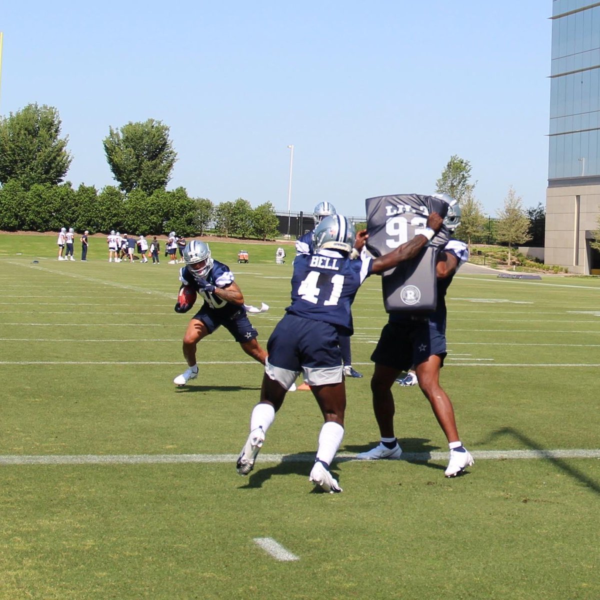 Florida A&M University Safety Markquese Bell in action Dallas Cowboys Rookie Minicamp