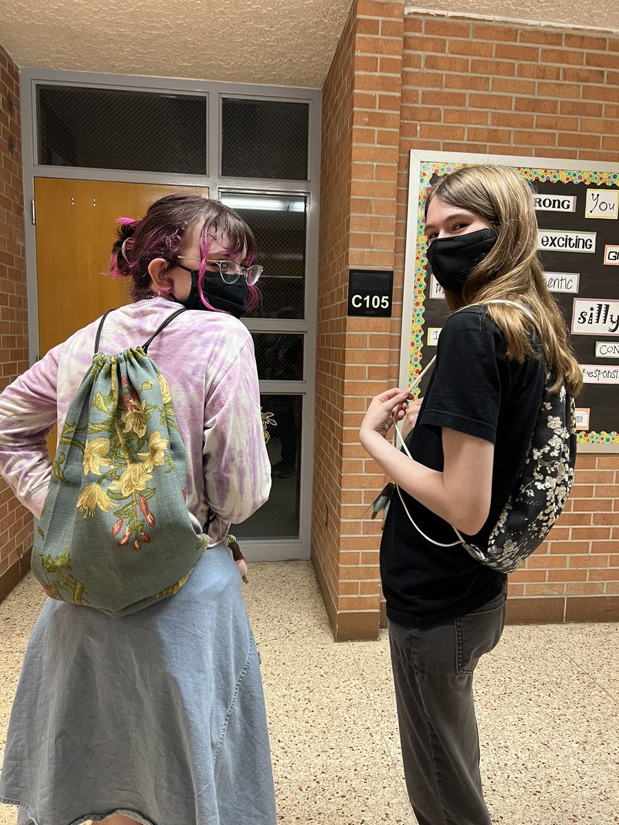 What a difference 17 weeks can make in skill development! My heart is full watching students sewing projects independently. #skillforlife #cheaperthantherapy #HeightsApparel