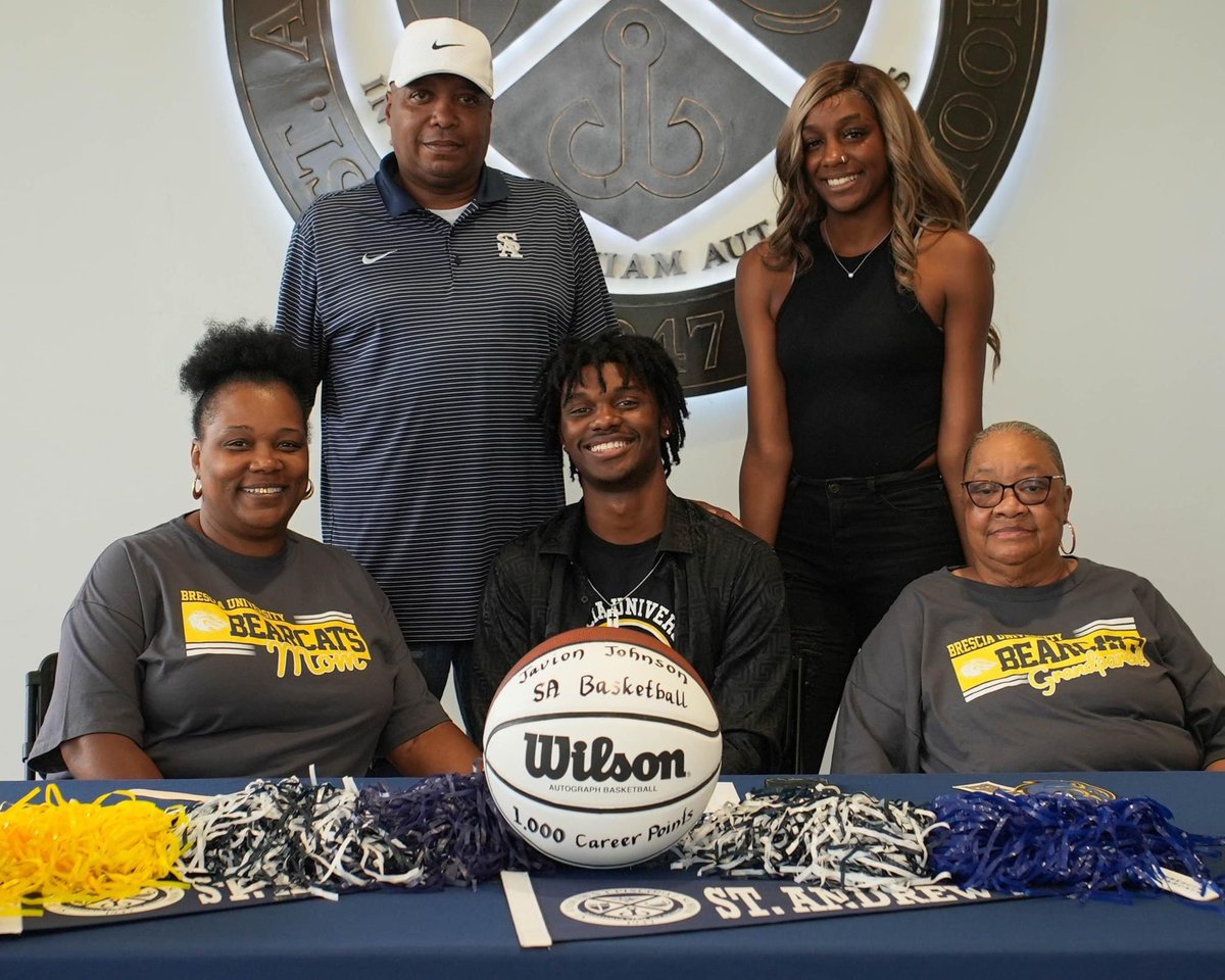 standrewssports's tweet photo. Congratulations to senior Javion Johnson who committed to playing basketball next year at @BresciaMBB https://t.co/11VmjrR2qZ