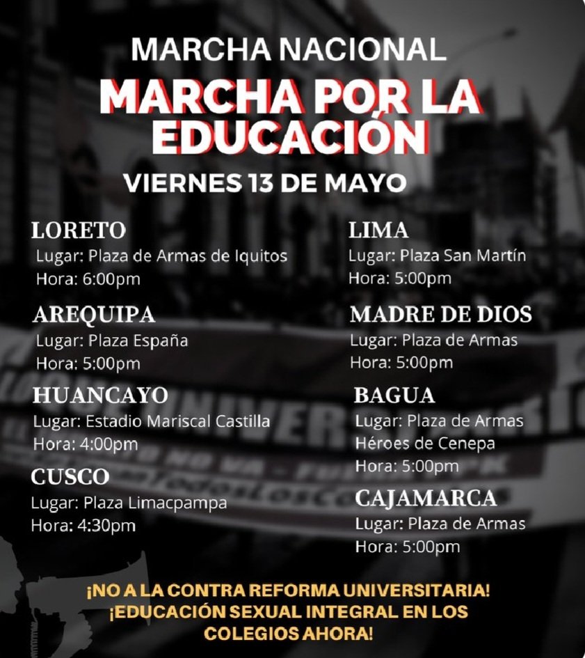 #Cusco 
#MarchaPorLaEducacion