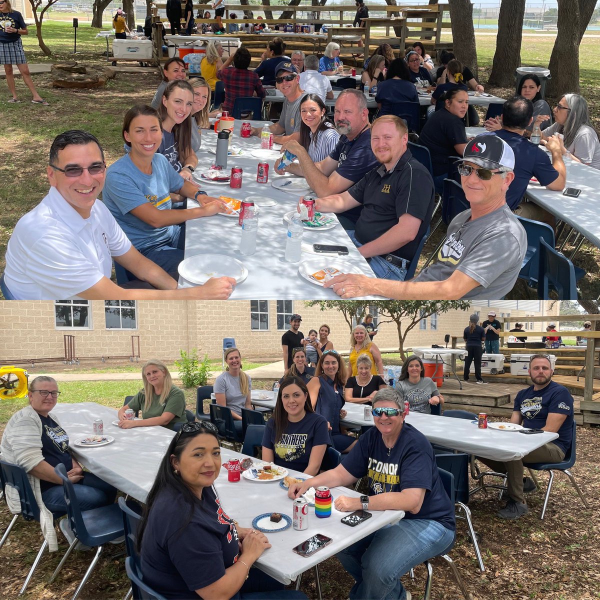 What a way to wrap up our week!💙💛Thank you Panthers for helping us celebrate our fabulous #OCYouKnow faculty and staff! <a href="/OCathletics1819/">O’Connor HS Athletics</a> <a href="/oconnornhs/">OHS NHS</a> <a href="/OCPantherBand/">OC Panther Band</a> <a href="/CheerConnor/">O'Connor Cheer</a> <a href="/ohspepsquad/">O’Connor Starduster Pep Squad</a> <a href="/OHSDazzlerDrill/">O’Connor Dazzler Drill Team</a> <a href="/OC_DANCETEAM/">O’Connor Dance Team 🌟</a> <a href="/torchystacos/">Torchy's Tacos</a> <a href="/OC_Counseling/">OC Counseling</a> <a href="/ocptsa/">O'Connor HS PTSA</a> 
#NISDReunited