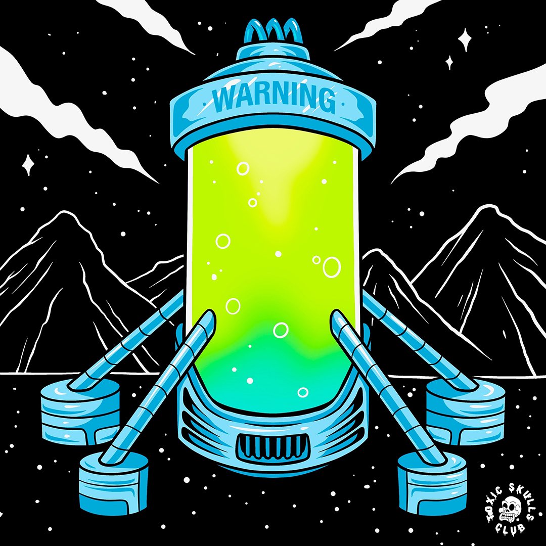 danielcguasti's tweet photo. @thetitanborn Come on and enjoy @ToxicSkullsClub . The best #NFTCommunity in the whole #NFT space! Stay Toxic! https://t.co/EXPb2HezyO