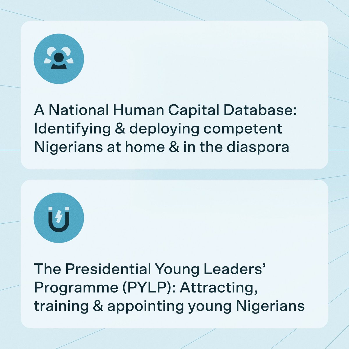 PTB4President (@ptb4president) on Twitter photo Let's take a closer look at <a href="/T_Bakare/">Dr. Tunde Bakare</a>'s
mandate, based on the 4 pillars of PEACE, PROGRESS,
PROSPERITY and POSSIBILITIES. Let's take a closer look at <a href="/T_Bakare/">Dr. Tunde Bakare</a>'s
mandate, based on the 4 pillars of PEACE, PROGRESS,
PROSPERITY and POSSIBILITIES.