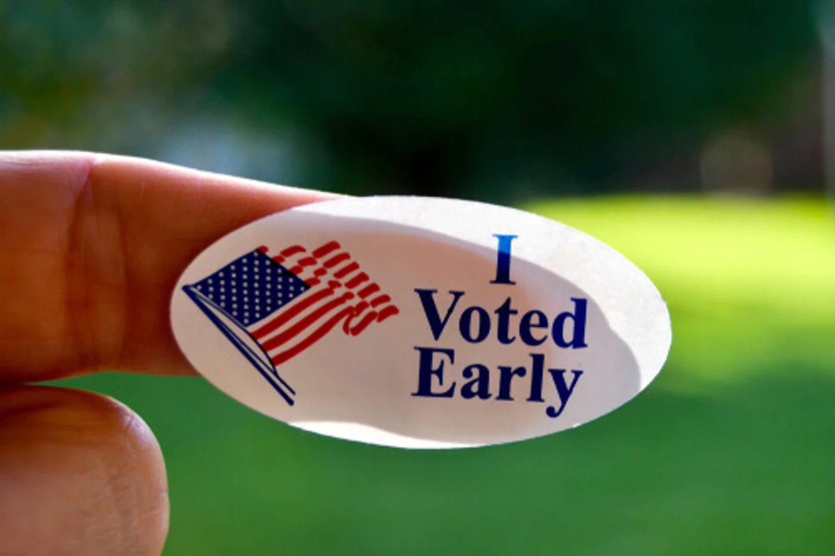 AwakeAmericaNC's tweet photo. Early voting ends tomorrow 8am-3pm! https://t.co/Iwro5rmj1D