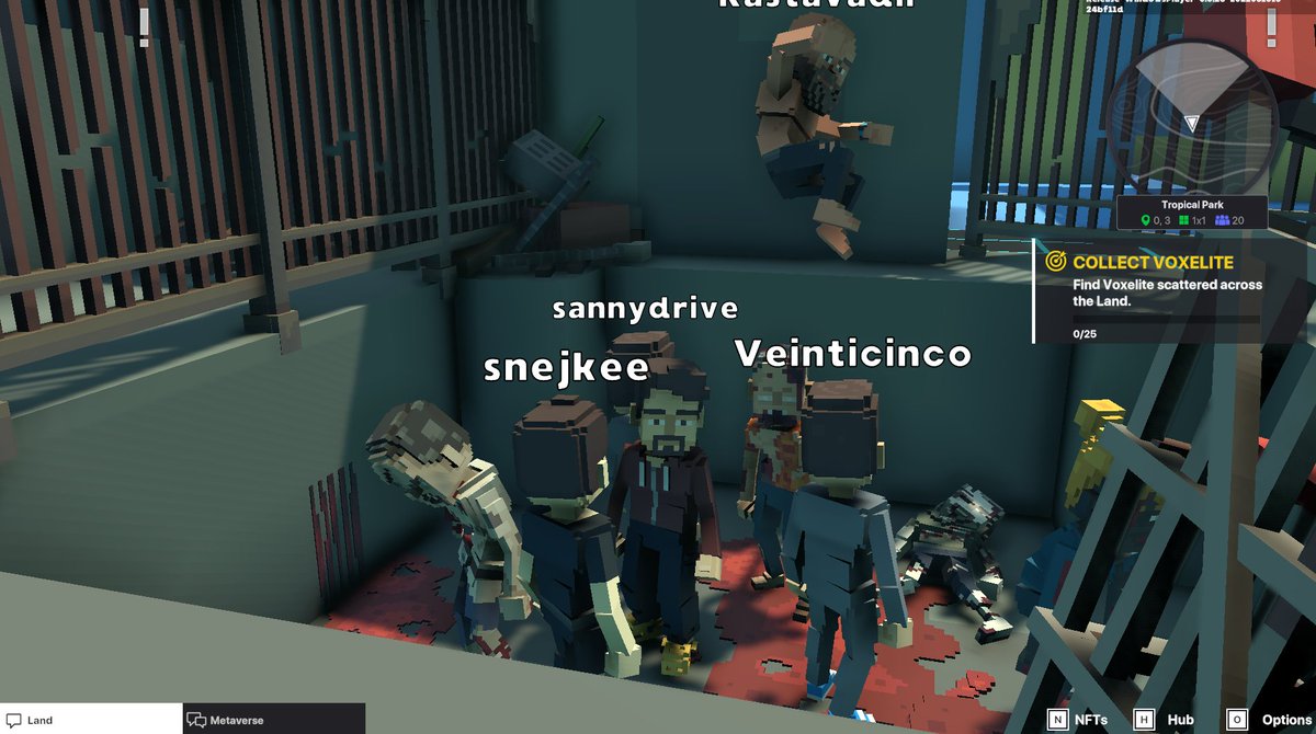 czemonik's tweet photo. @TheSandboxGame Zombie apocalypse https://t.co/IkXD2VM0a0