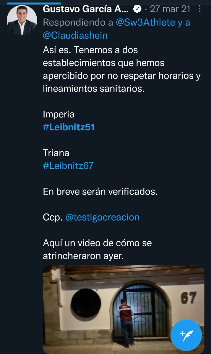Alex Curiel 🌳🐾😷 🌬 💙 🙏 🇲🇽 (@testigocreacion) on Twitter photo <a href="/comitetlaxpana/">Vecin@s Tlaxpana-Anahuac</a> <a href="/GustavoGarciaMH/">Gustavo García</a> <a href="/mauriciotabe/">Mauricio Tabe Echartea</a> <a href="/AFamalcan/">Maria A</a> <a href="/VecinosAnzures/">Vecinos #Anzures</a> <a href="/Col_Anzures/">Colonia Anzures</a> <a href="/pasotti_/">Pasotti</a> <a href="/LaVecinaIncomod/">La vecina incómoda</a> <a href="/VecinosvAnzures/">Verónica Anzures</a> <a href="/Espejored/">Espejored</a> @maylat <a href="/LaNetaPolanco/">La Neta</a> <a href="/cordi74/">Sergio Rabago</a> <a href="/PAOTmx/">PAOT</a> <a href="/inveacdmx/">INVEACDMX</a> <a href="/OHarfuch/">Omar H Garcia Harfuch</a> Los dos antros reales que operan en AnzuresCDMX están reportados desde hace ratote
Vecinos reportamos desde el comienzo de su operación
Aquí respuesta de autoridad, siguen operando
x.com/GustavoGarciaM… <a href="/comitetlaxpana/">Vecin@s Tlaxpana-Anahuac</a> <a href="/GustavoGarciaMH/">Gustavo García</a> <a href="/mauriciotabe/">Mauricio Tabe Echartea</a> <a href="/AFamalcan/">Maria A</a> <a href="/VecinosAnzures/">Vecinos #Anzures</a> <a href="/Col_Anzures/">Colonia Anzures</a> <a href="/pasotti_/">Pasotti</a> <a href="/LaVecinaIncomod/">La vecina incómoda</a> <a href="/VecinosvAnzures/">Verónica Anzures</a> <a href="/Espejored/">Espejored</a> @maylat <a href="/LaNetaPolanco/">La Neta</a> <a href="/cordi74/">Sergio Rabago</a> <a href="/PAOTmx/">PAOT</a> <a href="/inveacdmx/">INVEACDMX</a> <a href="/OHarfuch/">Omar H Garcia Harfuch</a> Los dos antros reales que operan en AnzuresCDMX están reportados desde hace ratote
Vecinos reportamos desde el comienzo de su operación
Aquí respuesta de autoridad, siguen operando
x.com/GustavoGarciaM…