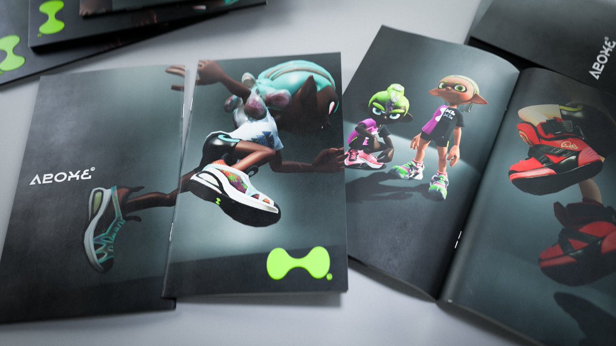 SplatoonPA's tweet photo. Tentatek is back and better than ever! New collections are inkoming and you bet they use recycled-materials. Check out all of the fresh new gear in #Splatoon3 coming out 9/9/2022! https://t.co/rMJ5kAG7Pq