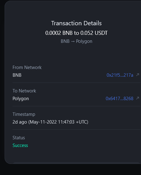 sinaali20's tweet photo. Episode 6
Swap an asset to or from polygon
Mission Accomplished ✅ 
#Ethereum #Avalanche
#Hashverse $HFT #crosschainswap #Hashflow #Hashgang  #defi #multichain #Metaverse 
@avalancheavax https://t.co/xtMIonPsgI