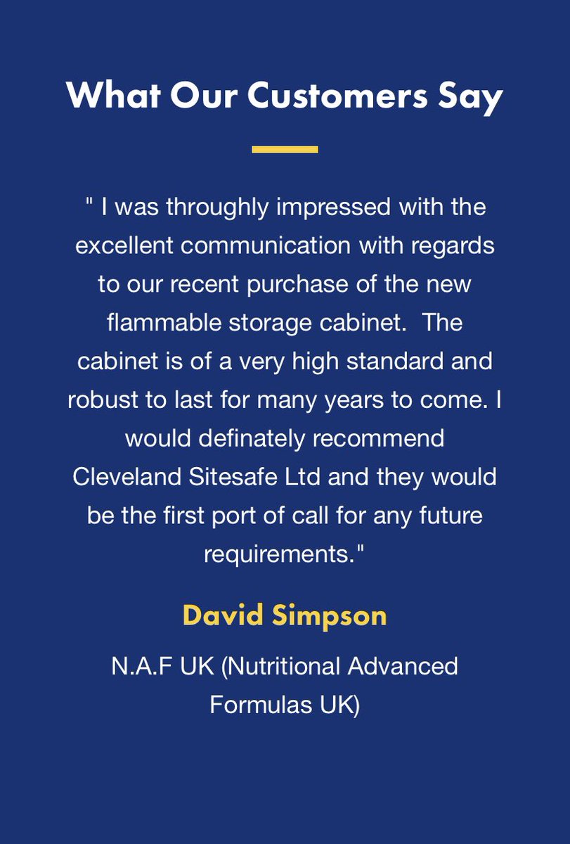 Another happy customer …