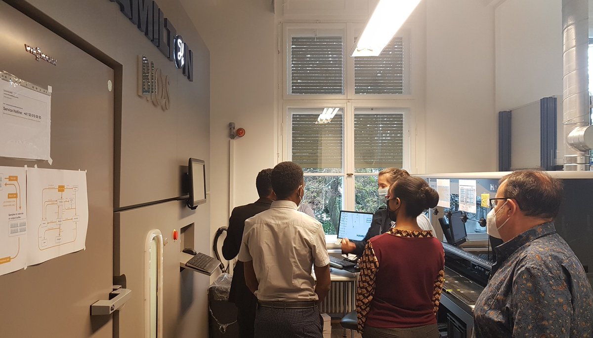 Prof_TGSchulze's tweet photo. An honor welcoming the leadership of @JimmaUniv today at https://t.co/TbDajgYioF @LMU_Uniklinikum @LMU_Muenchen. A pleasure introducing the #Munich #MentalHealth #Biobank to President Dr. Jemal Abafita VP Dr. Netsanet Workineh &amp; colleagues. @BayStMWi @ethioingermany @mfaethiopia https://t.co/MXad1PPXEX