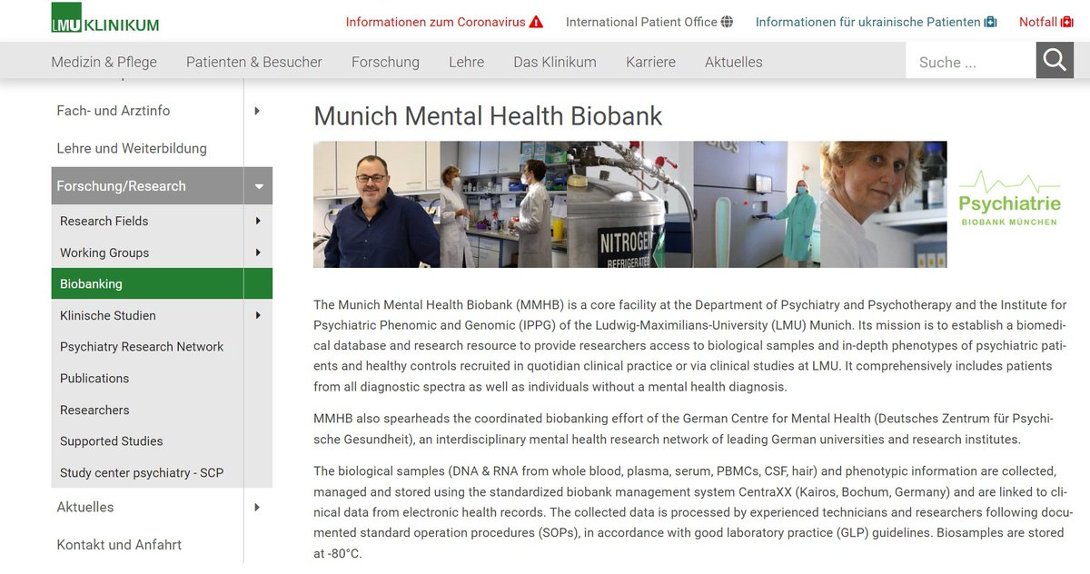 Prof_TGSchulze's tweet photo. An honor welcoming the leadership of @JimmaUniv today at https://t.co/TbDajgYioF @LMU_Uniklinikum @LMU_Muenchen. A pleasure introducing the #Munich #MentalHealth #Biobank to President Dr. Jemal Abafita VP Dr. Netsanet Workineh &amp; colleagues. @BayStMWi @ethioingermany @mfaethiopia https://t.co/MXad1PPXEX