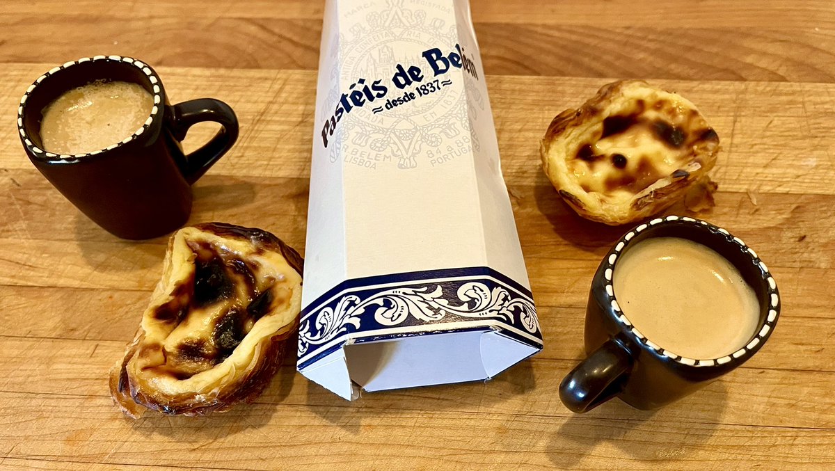 LarryMcCarthy's tweet image. Oh no… not even a week home from #Portugal and the supply of #PasteisdeBelem are almost gone! Should have got the 50-pack!