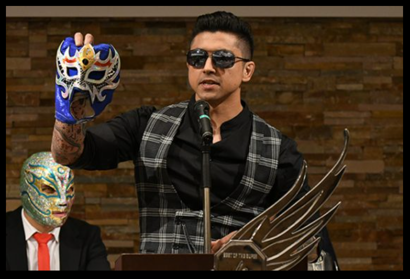UCBwrasslin's tweet photo. Titan ain't happy. #njpw #njBOSJ https://t.co/uirQkHWVhf