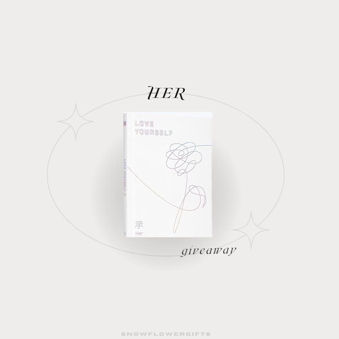 snowflowergifts's tweet photo. 「 Her Album Giveaway 」

— 1 winner | worldwide

› rt to enter◦
› ends in 24hrs ⊹
› see reply for info ⇣ 

— version l, sealed https://t.co/IYSI1ruGsy