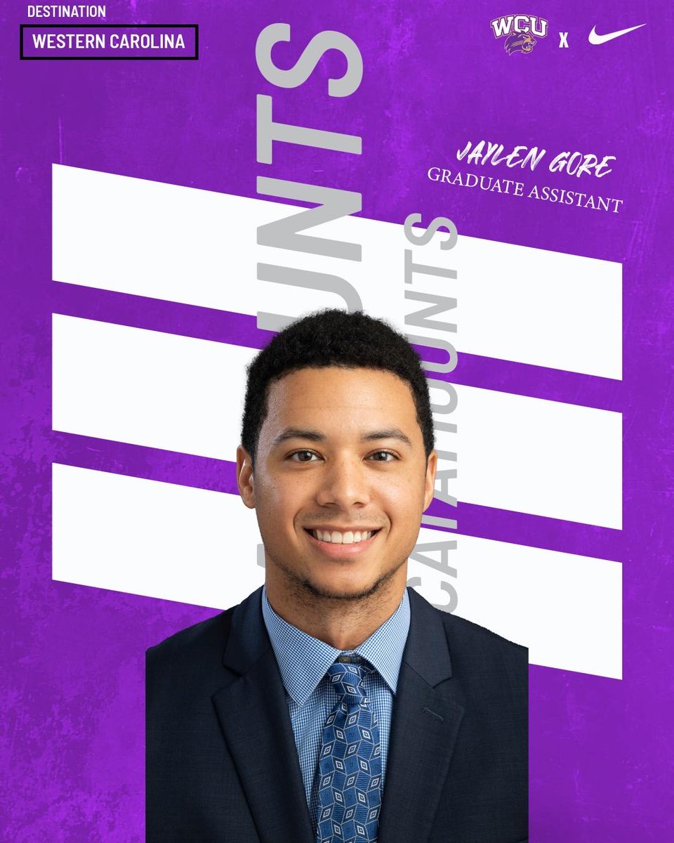 Congratulations to our guy <a href="/GoreJaylen/">jaylen gore</a> on his NEW position w/ <a href="/CatamountMBB/">Western Carolina Basketball</a>‼️‼️
#VikingPride
#ProudCoaches