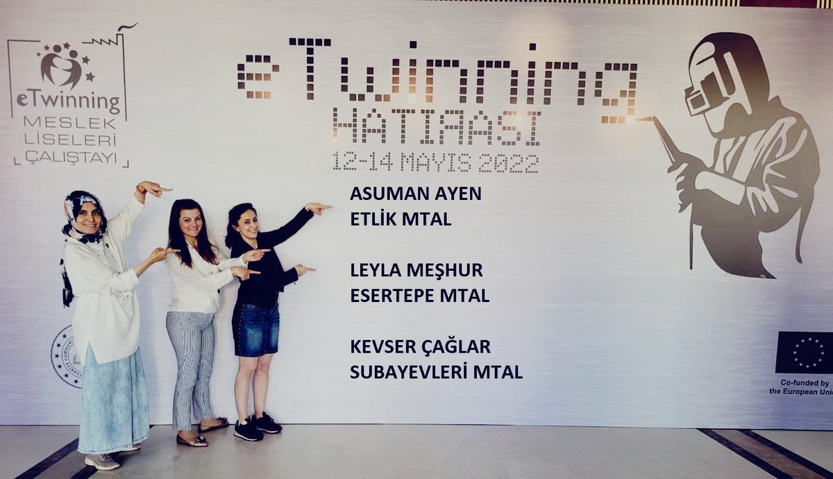 MemKecioren's tweet photo. eTwinning Antalya Meslek Liseleri Çalıştayında İlçemizi temsil eden Etlik MTAL-  Asuman AYEN,  Esertepe MTAL-Leyla Meşhur, Subayevleri MTAL- Kevser ÇAĞLAR öğretmenlerimizi tebrik eder başarılarının devamını dileriz.
@Harunfatsa @KeciorenMEM @Ayhanisik37 @AhsenDoganay @simsek_emel https://t.co/7WXO9VIMca