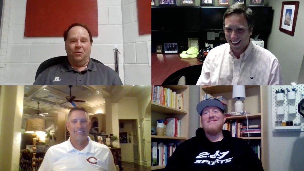 DrHunterTaylor's tweet photo. I'm biased, but these keep getting better and better.

In this #DrawTheLine📚 interview, I talked w/ Carthage 🏈's HC Scott Surratt, former White Oak 🏀's HC Ron Boyett, &amp; 247Sports' Gabe Brooks.

📽️ of our talk is linked here: https://t.co/mKwldGxxus

📚: https://t.co/ZVqWCbxbCJ https://t.co/JvOElEiXCw