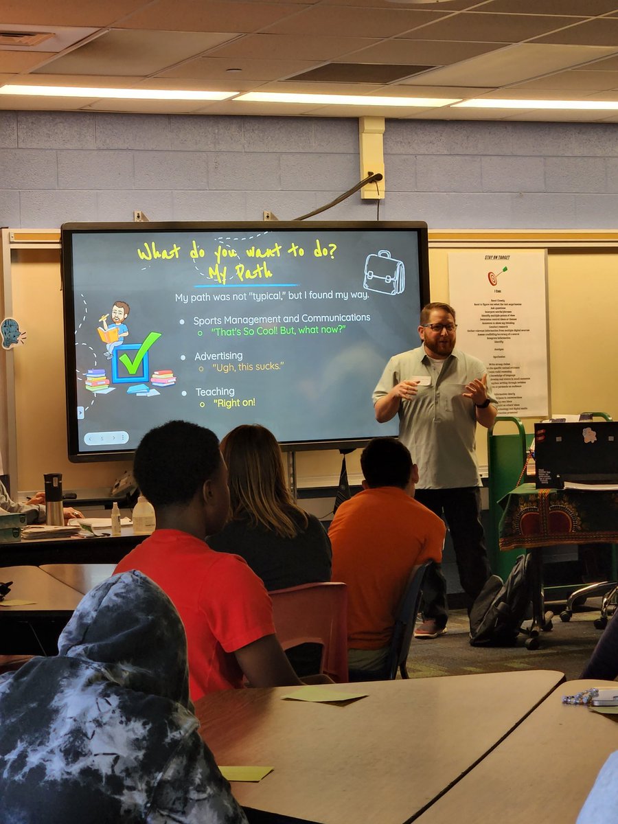 Today's Career Day at Groves was wonderful, and more than 30 career fields were represented... thank you to all of our speakers! <a href="/CCCGroves/">Jennifer A Kondak</a>