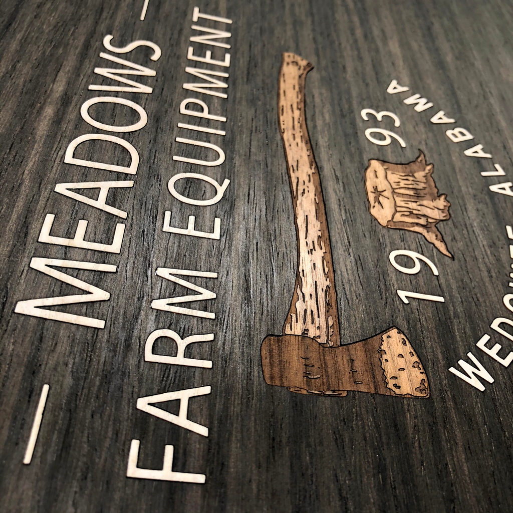 Toastmade's tweet photo. Awesome company logo design for Meadows Farm Equipment. Ebony #MacBookPro cover with walnut and ash inlays. For more amazing business branding products follow @ToastforBusiness.
#businessbranding #promotionalswag #macbookcase #woodcase #woodskin #b2b #marketing #sales https://t.co/ynnGXXnbtN
