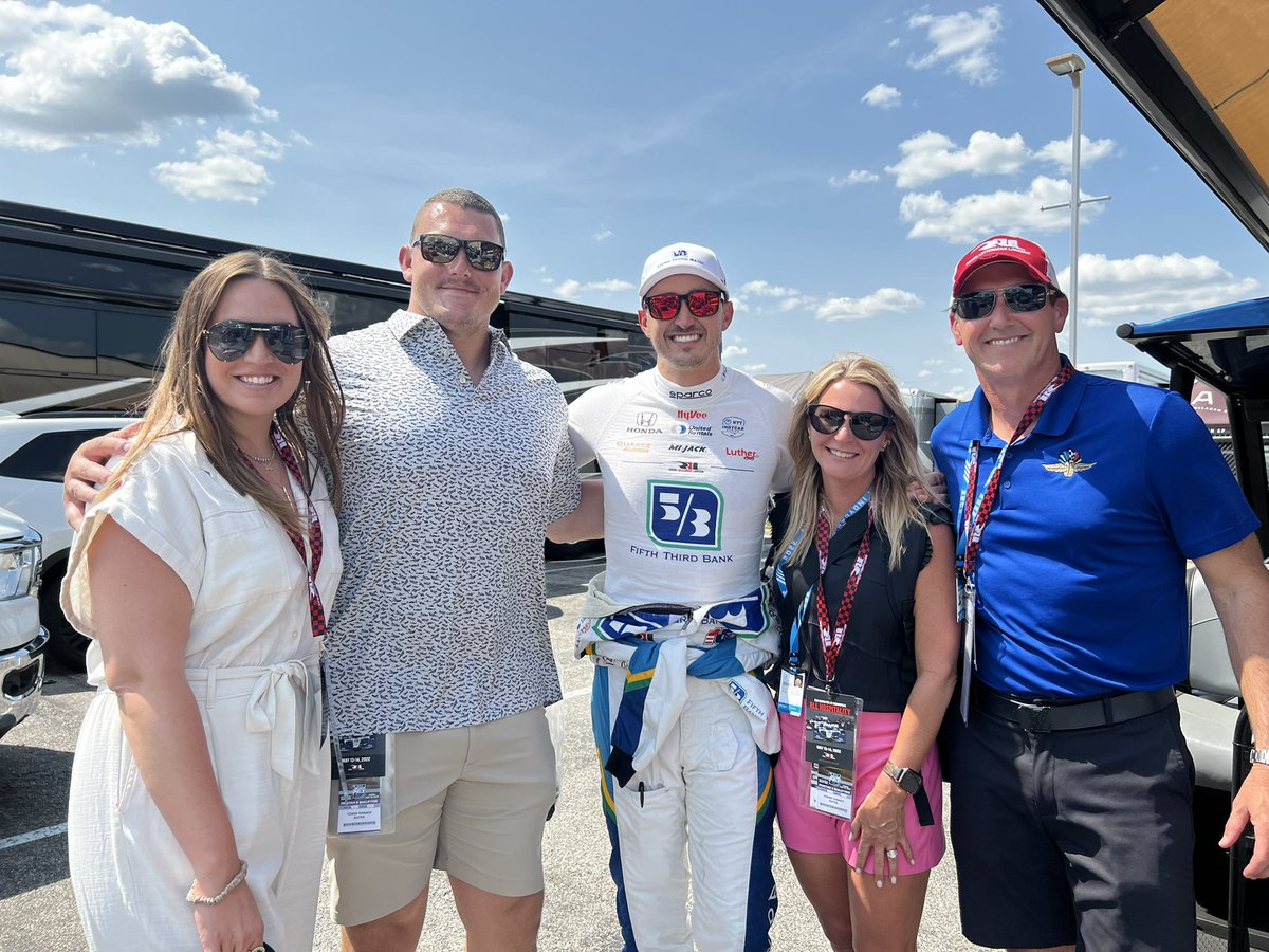 Pre-Qualifying catch up with <a href="/Colts/">Indianapolis Colts</a> player Ryan Kelly, his wife and our friends from <a href="/PCLabs/">Patients Choice Laboratories</a>.

#INDYGP at <a href="/IMS/">Indianapolis Motor Speedway</a>