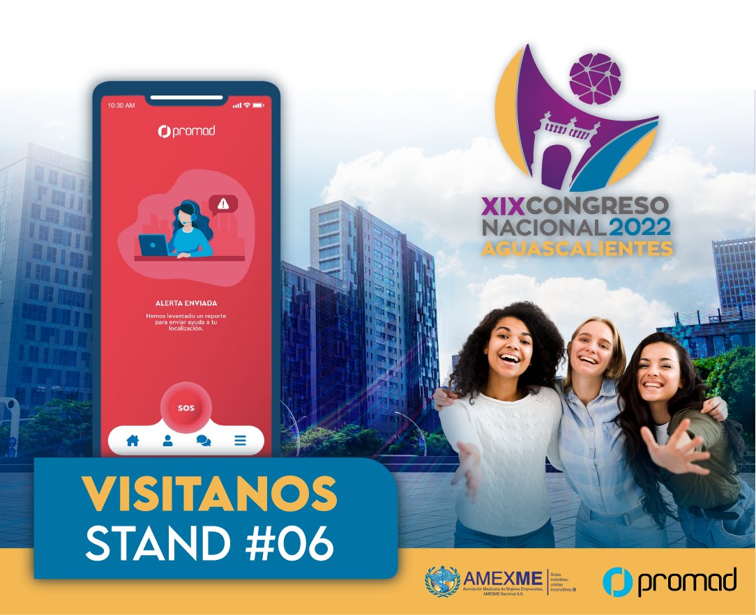 promad_cad's tweet photo. Promad te invita al  𝐗𝐈𝐗 𝐂𝐨𝐧𝐠𝐫𝐞𝐬𝐨 𝐍𝐚𝐜𝐢𝐨𝐧𝐚𝐥 𝟐𝟎𝟐𝟐, donde se reúnen 𝐦𝐮𝐣𝐞𝐫𝐞𝐬 𝐞𝐦𝐩𝐫𝐞𝐬𝐚𝐫𝐢𝐚𝐬 con proyectos innovadores. Conoce la tecnología de #Promad para minimizar los 𝐫𝐢𝐞𝐬𝐠𝐨𝐬 𝐩𝐬𝐢𝐜𝐨𝐬𝐨𝐜𝐢𝐚𝐥𝐞𝐬 en las empresas https://t.co/cfPv13rXs3