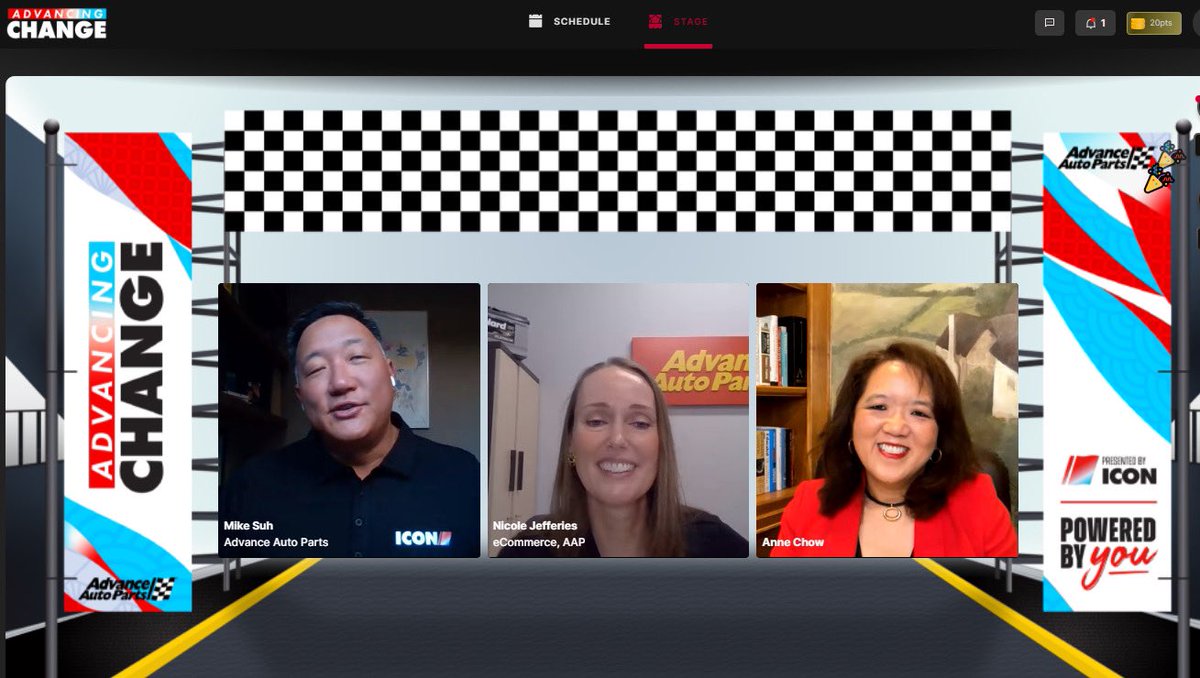 TheAnneChow's tweet photo. ๐๐So enjoyed my time with @AdvanceAuto today talking about #AdvancingChange by growing our #culturalfluency, developing a truly #inclusive culture & harnessing the #PowerofWe.โค๏ธ๐๐ค Thanks to Tom, Sri, ION & the entire team for having me. ๐ Together, weโre changing the ๐. https://t.co/QN0PoG5Rq2