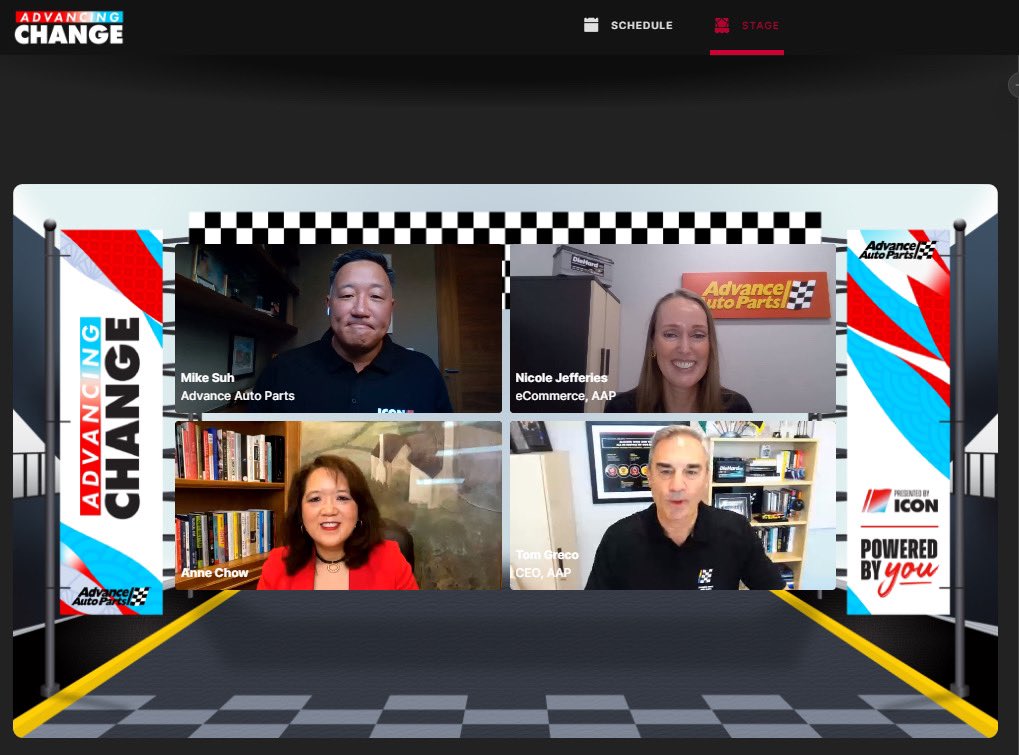 TheAnneChow's tweet photo. ๐๐So enjoyed my time with @AdvanceAuto today talking about #AdvancingChange by growing our #culturalfluency, developing a truly #inclusive culture & harnessing the #PowerofWe.โค๏ธ๐๐ค Thanks to Tom, Sri, ION & the entire team for having me. ๐ Together, weโre changing the ๐. https://t.co/QN0PoG5Rq2