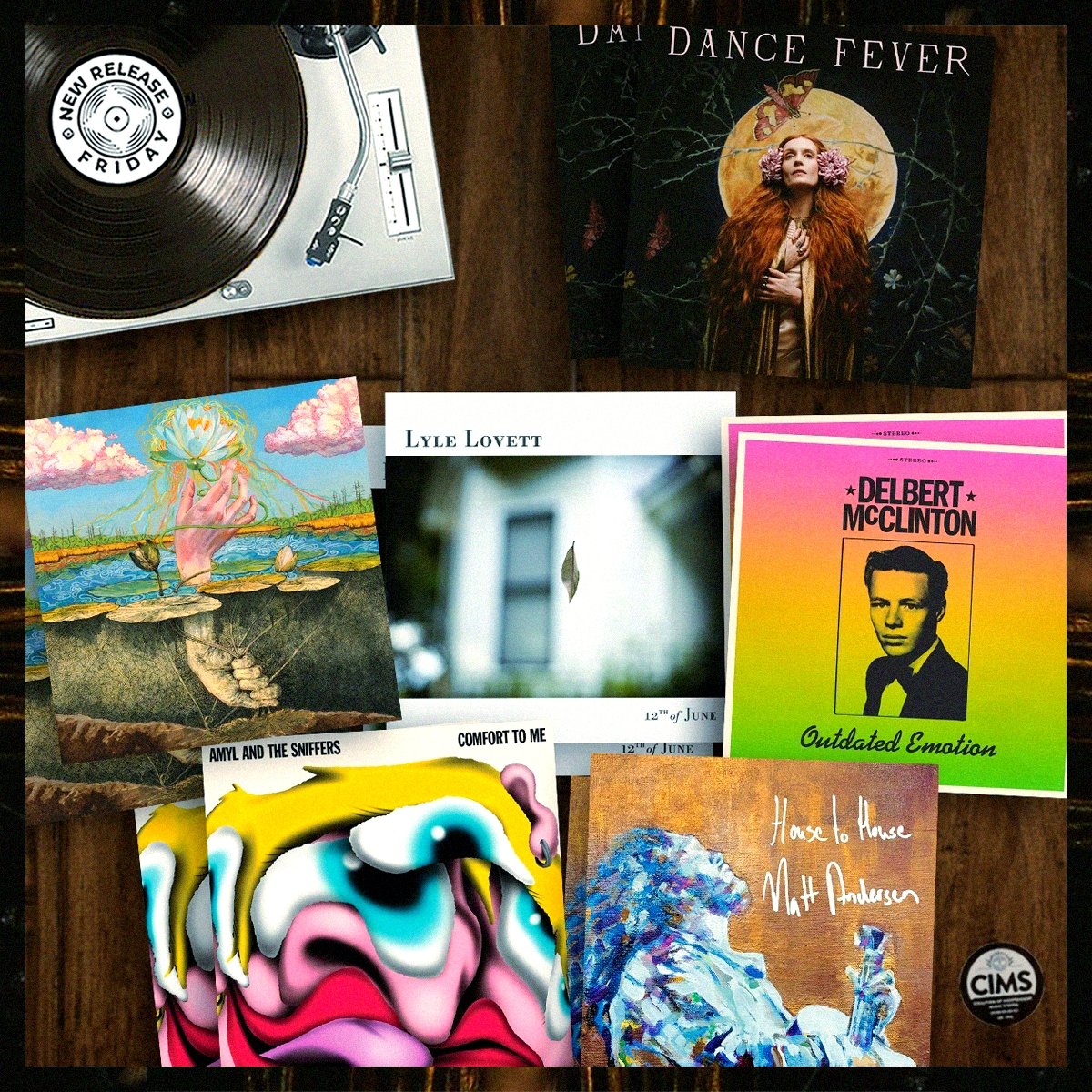 DearbornMusic's tweet photo. TGIF 🥳 Here are some new music releases to add to your weekend playlist 🎧🎶 Tap the LINK HERE to discover more new music ⚡ https://t.co/buujNvlyGk https://t.co/8gkbYQt7Il