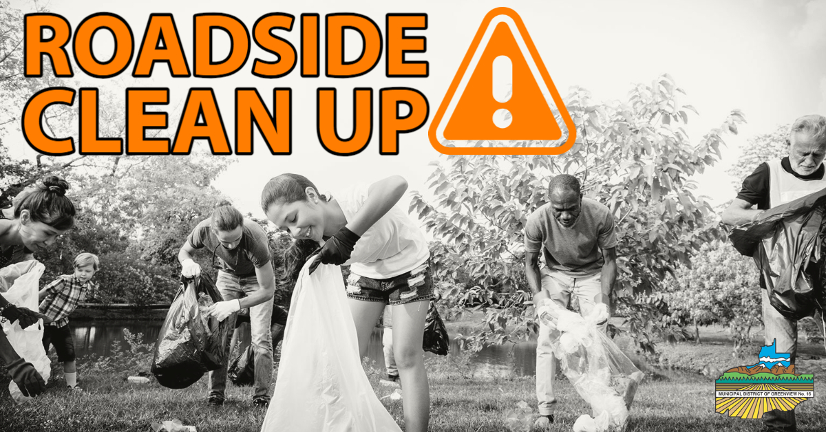 MDofGreenview's tweet image. This weekend, non-profit groups within Greenview will be out completing roadside cleaning within our municipality.

Please slow down, use caution and keep a safe distance from those working to keep our roadsides clean.

#mdgreenview #greenviewnews #roadsidecleanup #nonprofit