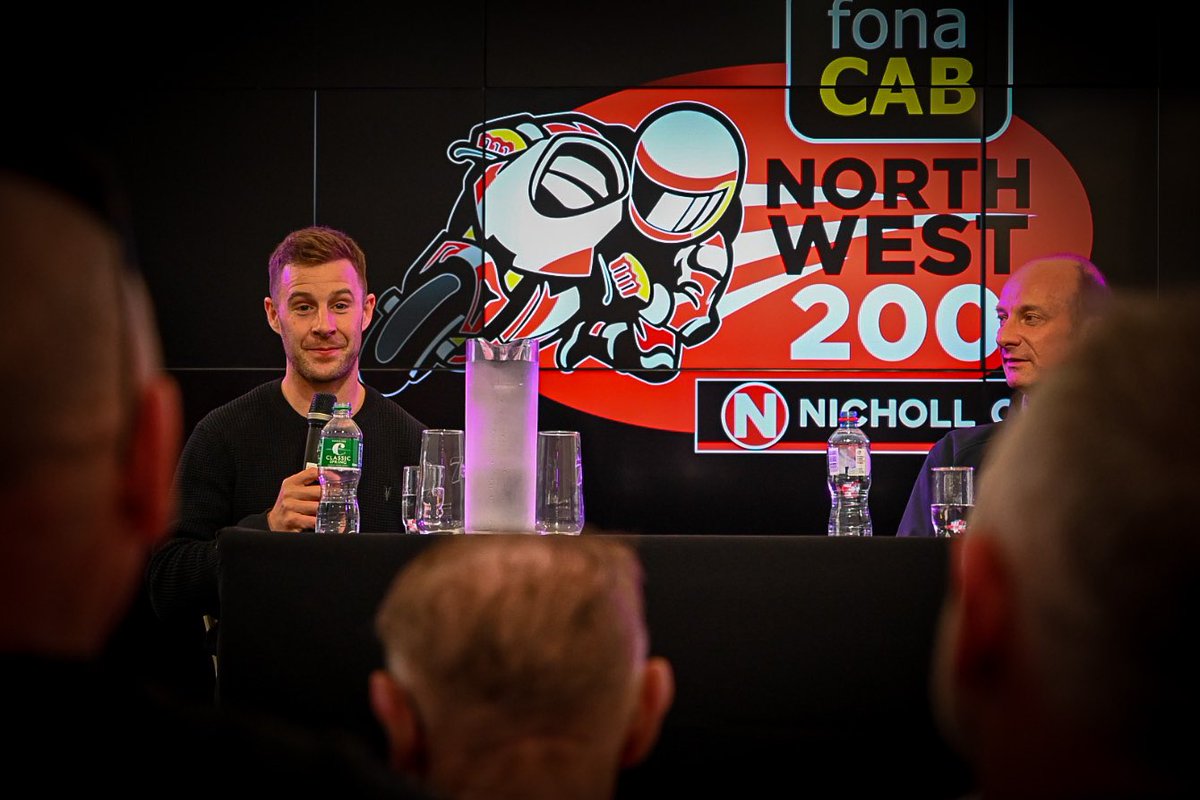 McRun262's tweet photo. Great to have our #6times #wsbk #worldchampion @jonathanrea visit the #northwest200 tonight. Another great show by @winkerwatson1 
Jonathan, you’re a real asset and ambassador to our wee country!
.
#NikonZ6ii
#z2470f4s 
1/250s | f4 | ISO 1600 https://t.co/OunTV8jQBM