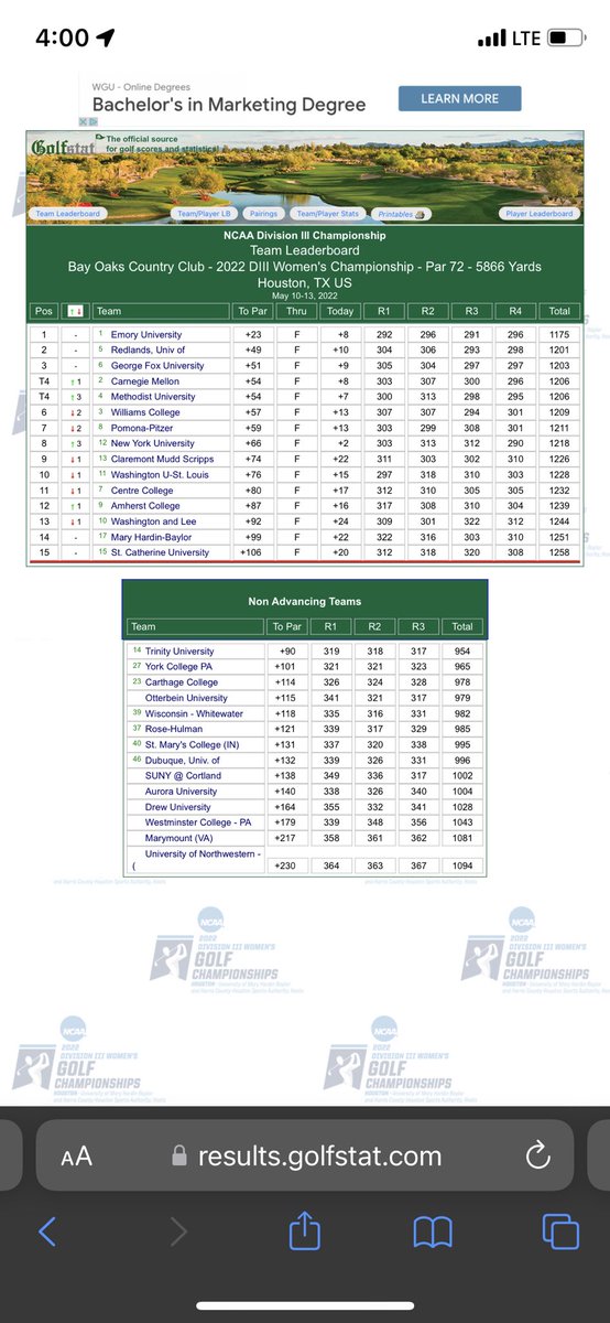 Emory Women’s Golf tweet media