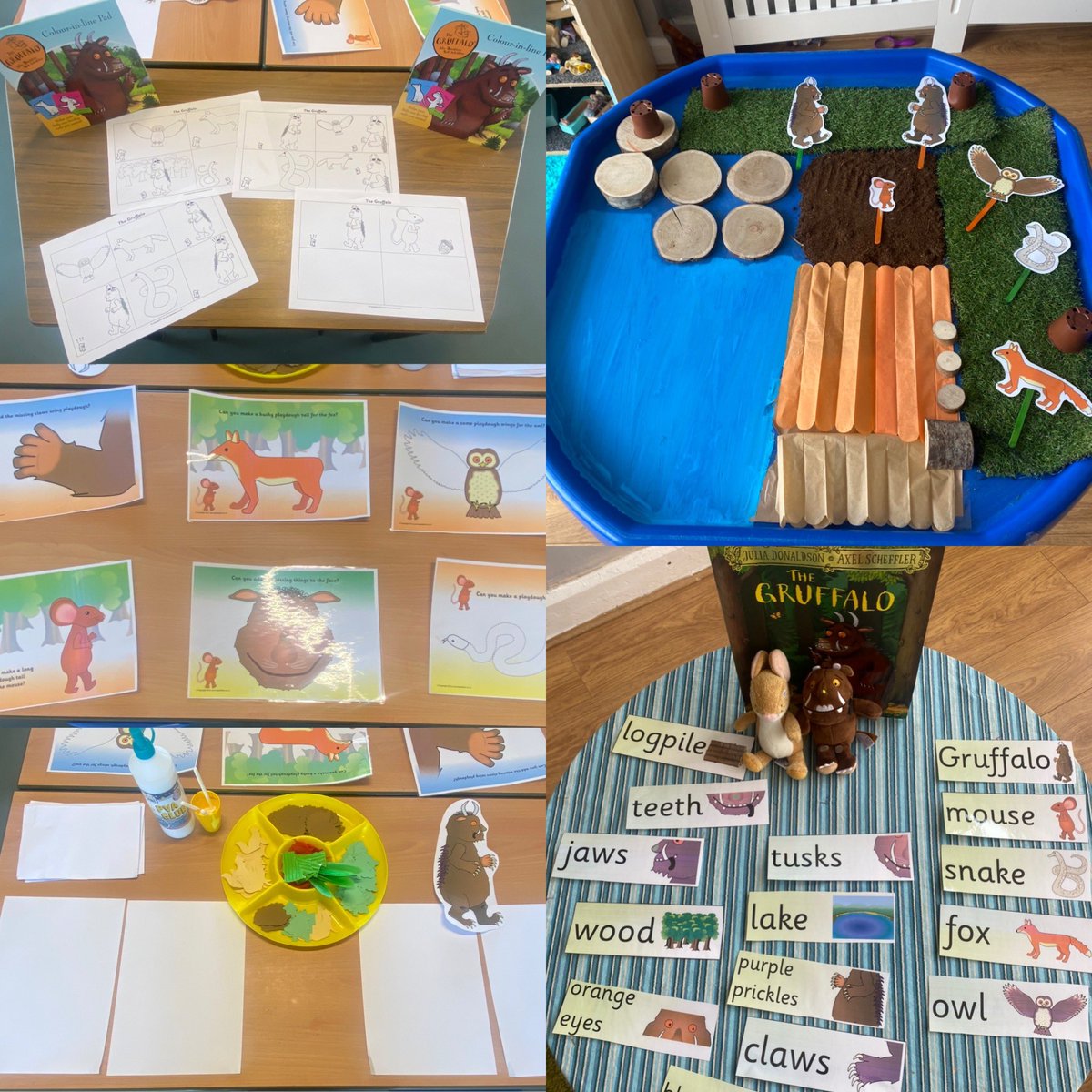 tozza002's tweet photo. Next weeks theme .. the gruffalo 🤩 https://t.co/NEDxGuHonP