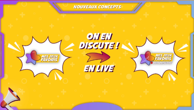 PlaneteAstral's tweet image. [Nouveau concept] On vous révèle l'un de nos nouveaux concepts : Mes jeux favoris ! ❤️

@AstralAzur nous parle de ses jeux favoris (oui oui, c'était surprenant), en vidéo #YouTube, puis y rejoue en live sur #Twitch avec ses impressions et ses souvenirs liés. 🎮

#PlaneteAstral