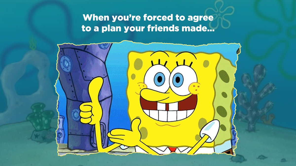 NickHDplus's tweet photo. RIP to your 'sleeping at home' plans
Don't forget to watch SpongeBob SquarePants everyday, at 8 AM only on Nick HD+
#SpongeBobSquarePants #SpongeBob #Patrick #Squidward #NickHD #Nickelodeon https://t.co/fAj9jOwRKU