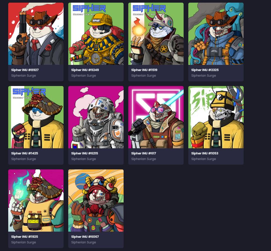 Swept 7 more <a href="/SIPHERxyz/">Holland Santos</a>  to make it 10/10 each! added a cosmic as well. Now I got all the Sub-Races! Let me get that alpha key, so I can play with you guys <a href="/AskTinNguyen/">TIN | Sipher Odyssey & Ather Labs</a> <a href="/SIPHERxyz/">Holland Santos</a> <a href="/SipherianLounge/">SIPHΞRIAN LOUNGE</a> <a href="/AbuNft/">abu.ron</a> 😅