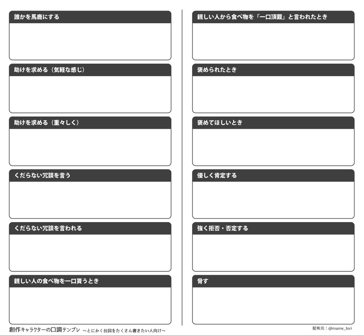 口調一覧 – 口調 読み方 – HPUY