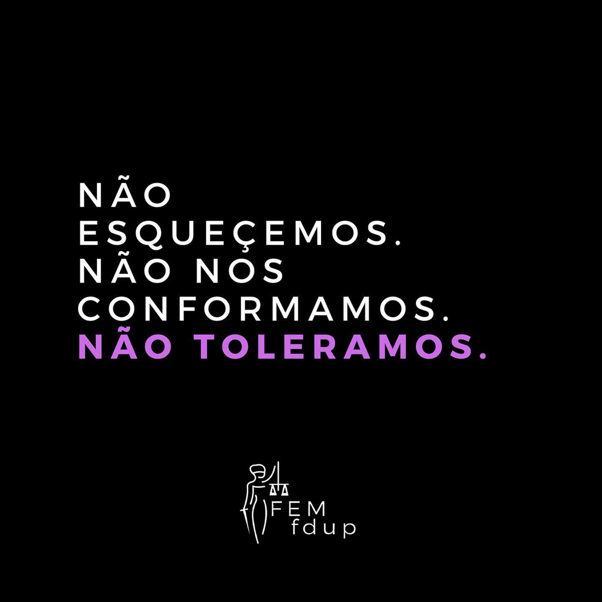 Assim, o FEMfdup surge como um meio e local seguros para todas as vítimas. Se sentires necessidade de exteriorizar uma situação que te deixa inquieta, poderás aceder ao link da nossa bio e confiar-nos os teus maiores anseios, de forma totalmente anónima.
Não estarás sozinha!