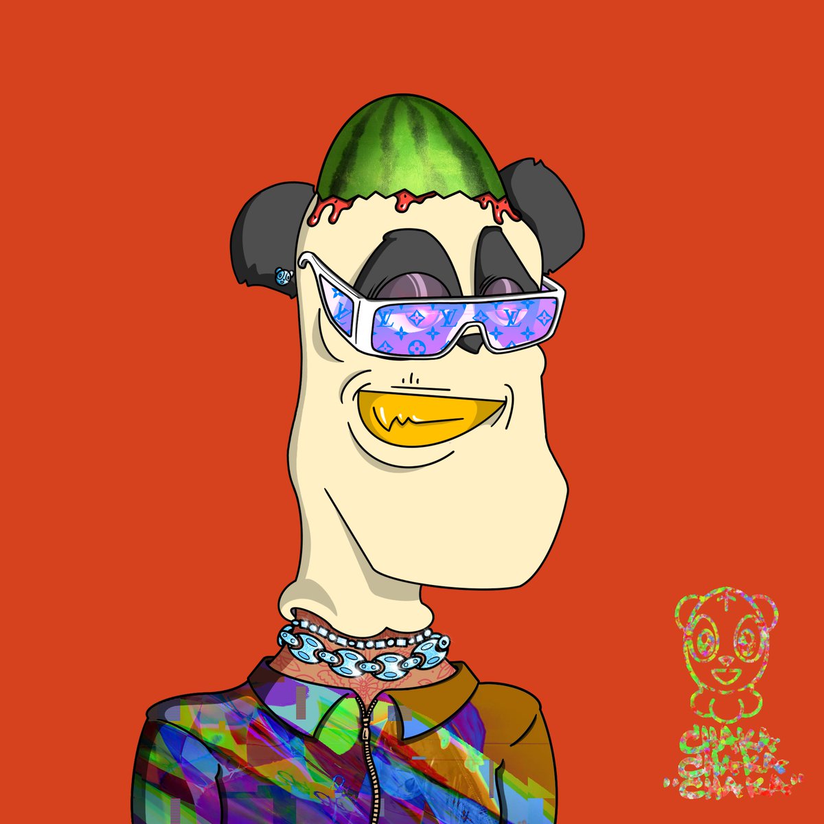 ChakashowNFT's tweet photo. Happy Friday the 13th 👀🍉 #art #fyp #nft #CorollaCrossStep #solana #nftdrop #blockchain #cryptocurrency #fypシ #procreate #holographic #ashtray #euphoria #chaka https://t.co/qpOO4fAOfY