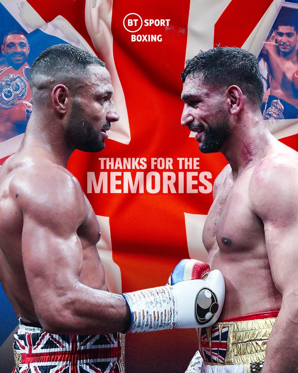 🏆 @SpecialKBrook 👑 @amirkingkhan Respect to two British boxing OGs who have both decided to call it a day this week 👏 Enjoy retirement and thanks for the memories 👊