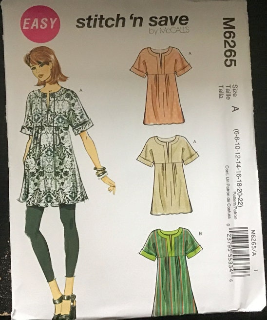 CreativeLifeLuv's tweet photo. New to my #etsy shop: McCalls Sewing Pattern 6265 | Misses Tunic and Dress | Uncut and Factory Folded | Like New Condition https://t.co/lO66W4qlYp #sewing #mccallssewing #sewingpattern #tunicpattern #dresspattern #patternnew #tunicsewin https://t.co/9hd1pvgzWe