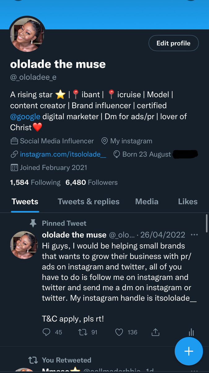 Itsololade_'s tweet photo. Dear twitter, My old account got suspended 😢💔 please kindly follow me and retweet this tweet to help me find my mutuals back please🙏 https://t.co/w1lKhzxixV