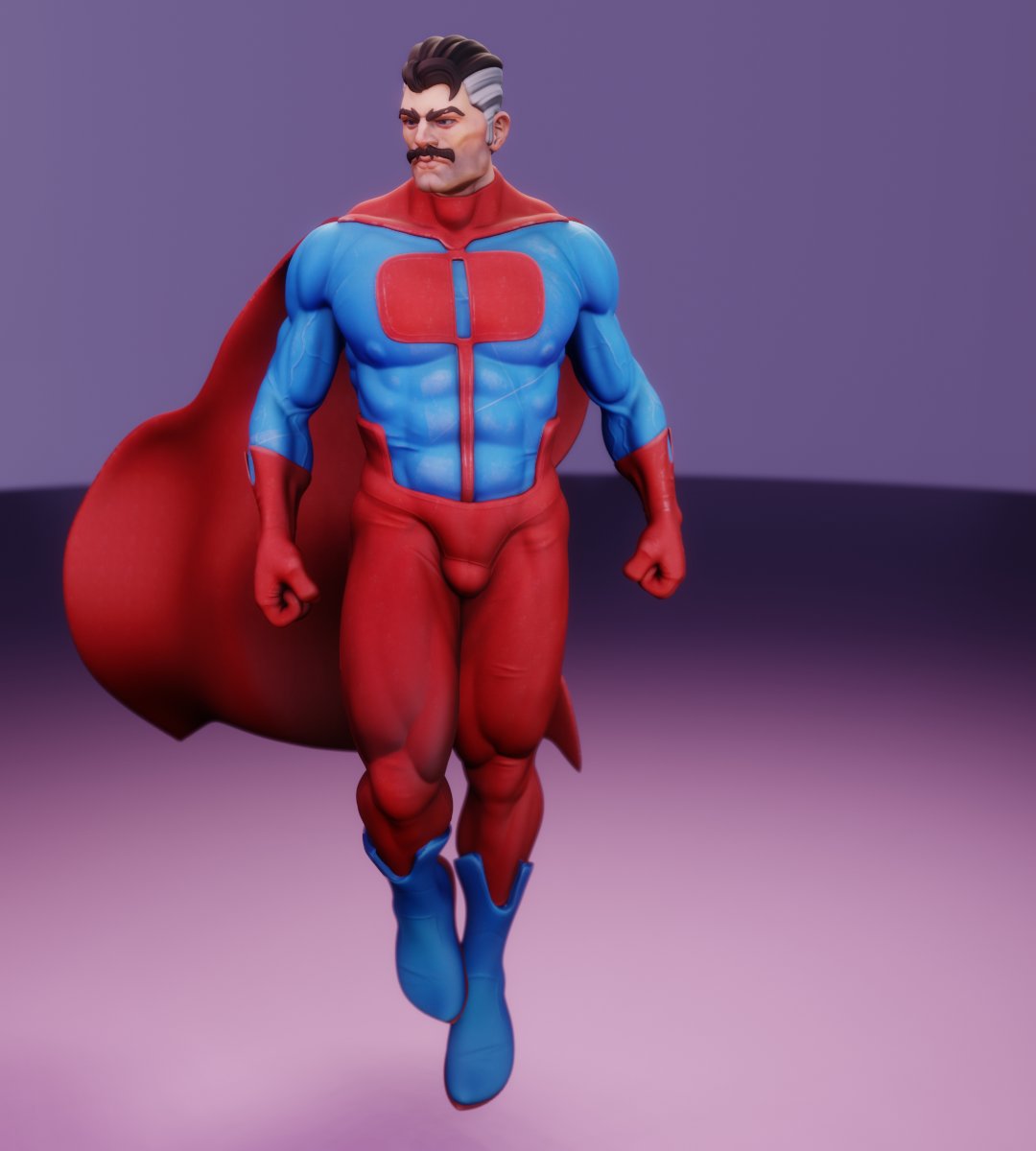 russellmidfield's tweet photo. Finished an awesome superhero anatomy course by #Speedchar! I'd definitely recommend it, it helped me understand how all of the muscles interact, overlap, and connect to the body, which made my sculpt so much better.

#b3d #blender #omniman #characterdesign #gamedev https://t.co/4UbJIjCavz